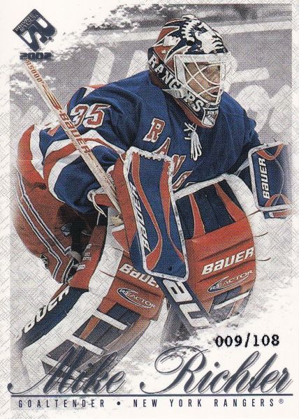 paralel karta MIKE RICHTER 01-02 Private Stock Silver /108